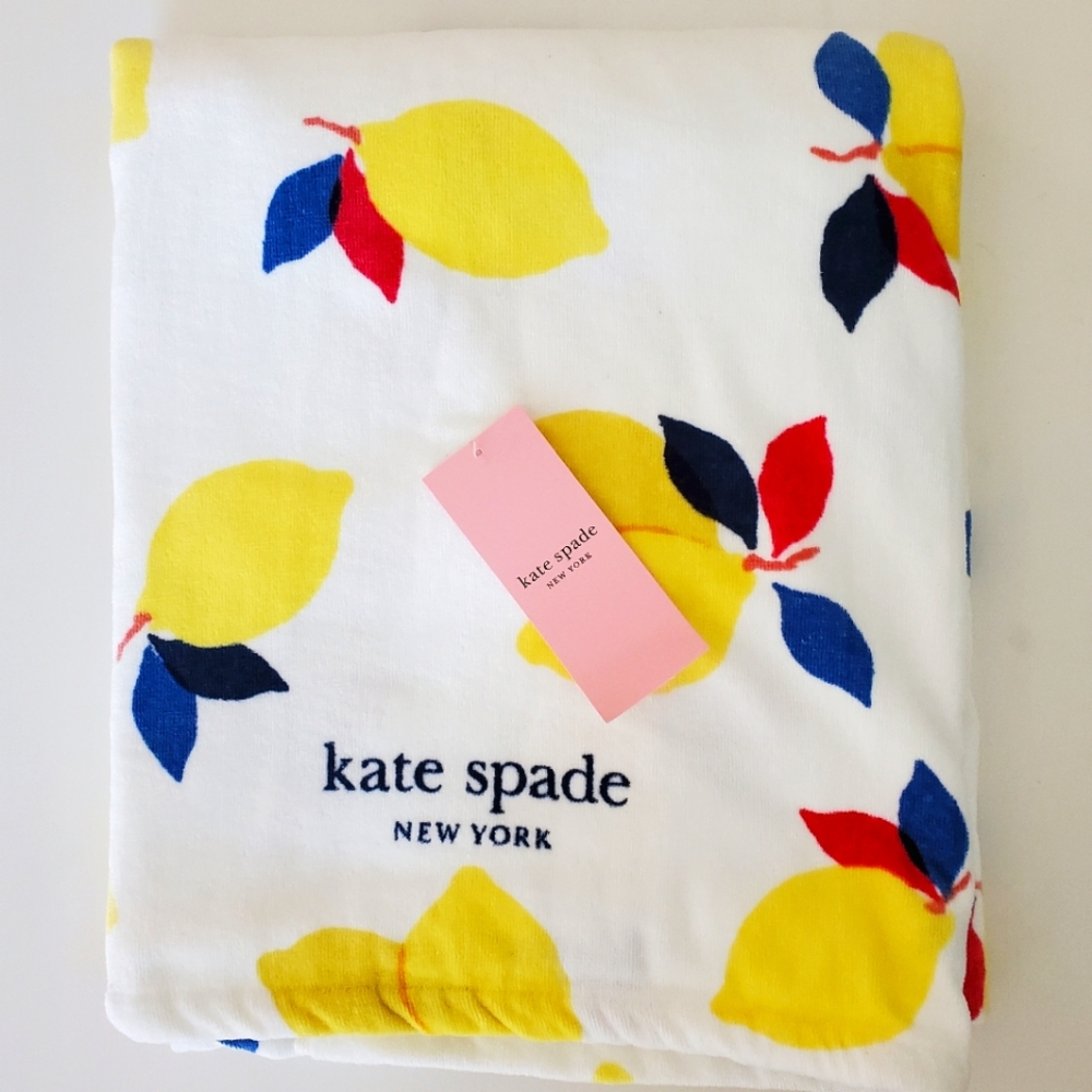 kate spade lemon beach towel - Picture 2 of 4